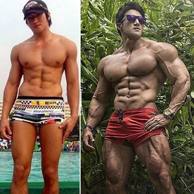 Asia’s No.1 muscle latitude male many beautiful women around